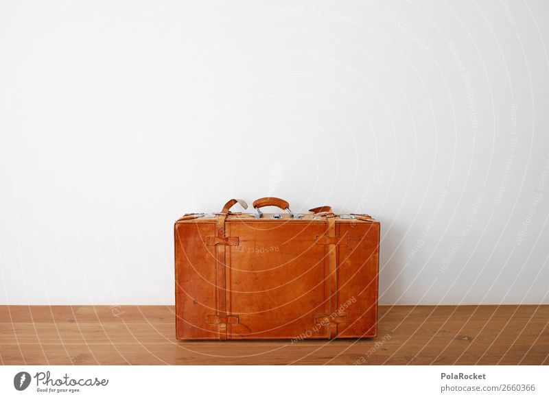 #AS# Nimm mich mit ! Kasten fliegen Koffer Reisefotografie transpirieren Gepäck antik Nostalgie Leder altehrwürdig Fernweh Trennung Neuanfang Kiste Schnalle