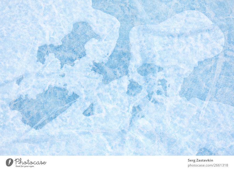 Baikal Eisstruktur Winter Natur See dick hell lustig natürlich Sauberkeit blau weiß Farbe rein Air Arktis Hintergrund Baikalsee Luftblase übersichtlich kalt