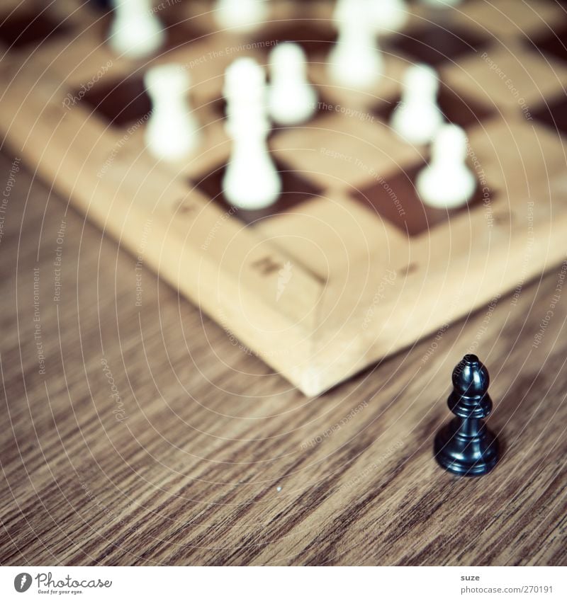 Verlaufen Freizeit & Hobby Spielen Brettspiel Schach Holz Denken braun schwarz weiß Konzentration Schachfigur Schachbrett Holzbrett Spielfigur Ecke Holzstruktur