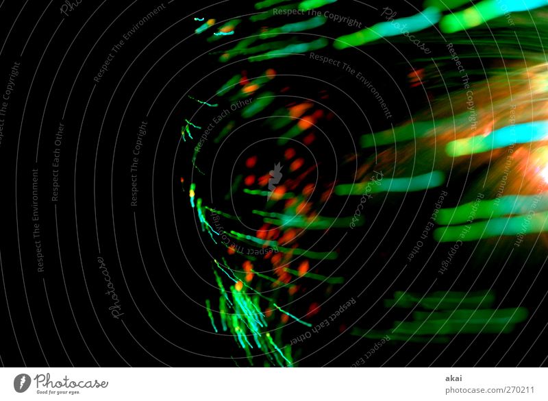 Spacelights Dekoration & Verzierung Lampe Wissenschaften Kitsch Krimskrams leuchten grün rot Inspiration Farbfoto Innenaufnahme Nahaufnahme Experiment abstrakt