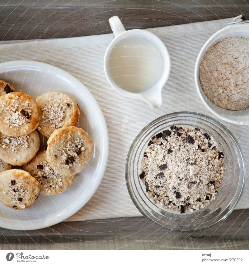 Scones Lebensmittel Teigwaren Backwaren Brot Brötchen Ernährung Frühstück Büffet Brunch Bioprodukte Vegetarische Ernährung Diät Slowfood Geschirr