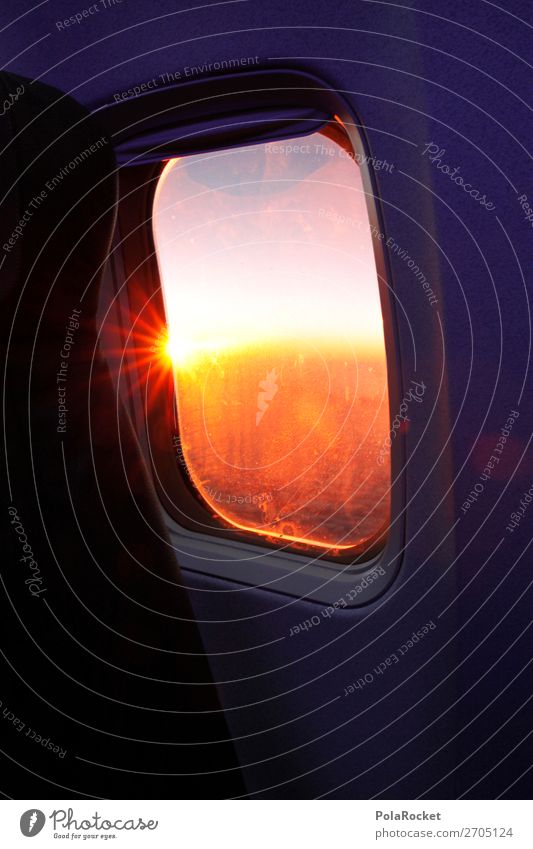 #AS# Far Light Verkehr Verkehrsmittel Personenverkehr ästhetisch Flugzeugfenster Fernweh Reisefotografie Ferien & Urlaub & Reisen reisend Sonne Farbfoto