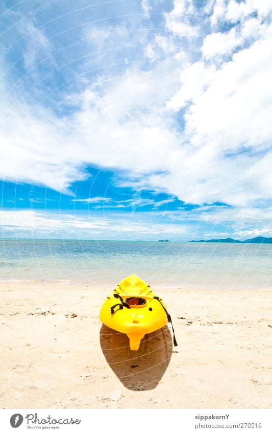 Ka Yak am Strand von Samui Island, Thailamd Erholung Ferien & Urlaub & Reisen Tourismus Sommer Sommerurlaub Meer Insel Sport Natur Landschaft Sand Wolken