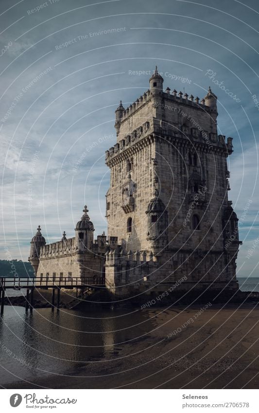 Lisbon Lissabon Portugal Tourismus Wahrzeichen Ferien & Urlaub & Reisen Architektur Gebäude Stadt Himmel alt Sommer Farbfoto Europa historisch Europäer