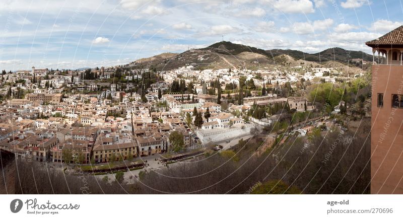 el albaicin Ferien & Urlaub & Reisen Städtereise Landschaft Granada Spanien Stadt Altstadt beobachten genießen Blick Bekanntheit historisch Stimmung authentisch
