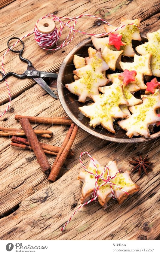 Kekse für Weihnachten Lebensmittel Feiertag Lebkuchen Dekoration & Verzierung Winter süß Dessert festlich Zimt selbstgemacht Biskuit Kuchen Zucker backen Anis