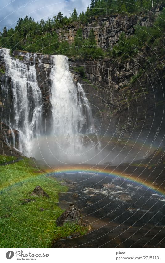 Rainbow Falls Ferien & Urlaub & Reisen Tourismus Ausflug Abenteuer Sommer Sommerurlaub Sonne Berge u. Gebirge wandern Umwelt Natur Landschaft Urelemente Luft