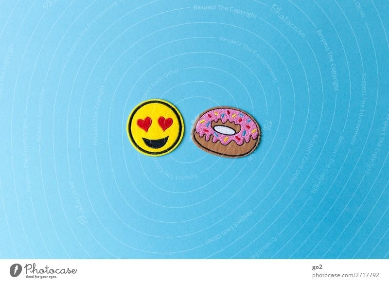 We love Donuts! Lebensmittel Süßwaren Krapfen Zucker Zuckerstreusel Zuckerguß Ernährung Feste & Feiern Geburtstag Dekoration & Verzierung Kitsch Krimskrams
