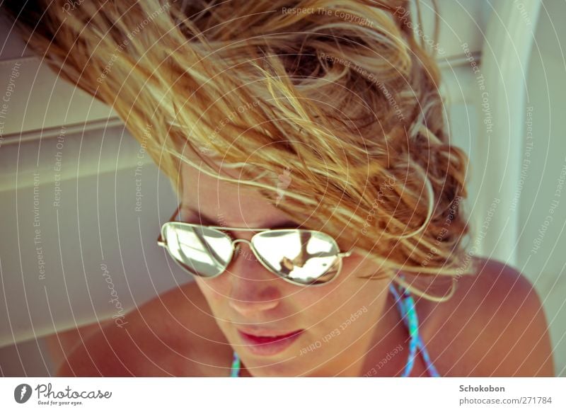 windy summer Stil Design Freude schön Haare & Frisuren Gesicht harmonisch Wohlgefühl Zufriedenheit Erholung Ferien & Urlaub & Reisen Sightseeing Segeln feminin
