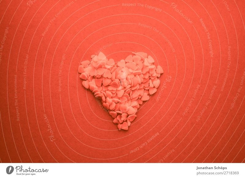 Herz zum Valentinstag Verabredung Vogelperspektive Erotik Farbe des Jahres Farbtrends Freude Frühlingsgefühle Gefühle Hintergrundbild Korallen Liebe Liebespaar