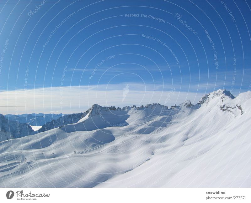 Wetterwandeck Winter Panorama (Aussicht) Berge u. Gebirge Schnee Himmel groß