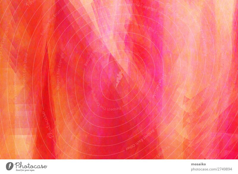 Farbspiel Rot, Pink, Gelb, Orange Lifestyle elegant Stil Design Freude Wellness Leben harmonisch Feste & Feiern Valentinstag Muttertag Kunst Maler genießen