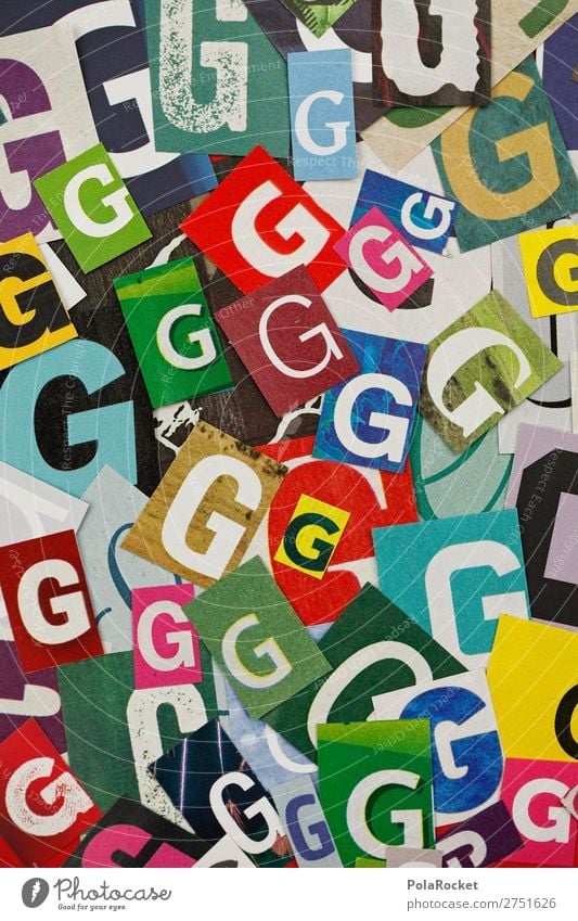 #A# GGGGG Kunst Kunstwerk ästhetisch viele Buchstaben Buchstabensuppe Typographie gestalten Schriftzeichen Design Farbfoto mehrfarbig Innenaufnahme