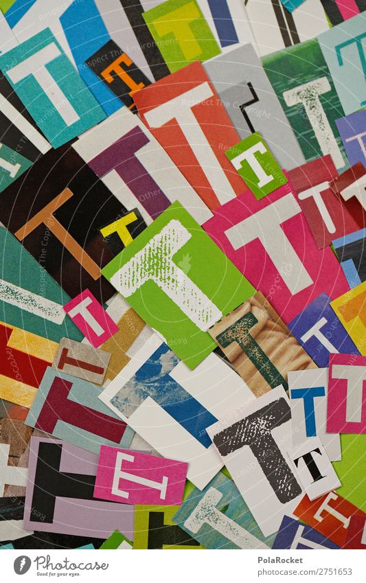 #A# TTTTT Kunst Kunstwerk ästhetisch viele gestalten Design Typographie Buchstaben Buchstabensuppe Farbfoto mehrfarbig Innenaufnahme Studioaufnahme Nahaufnahme