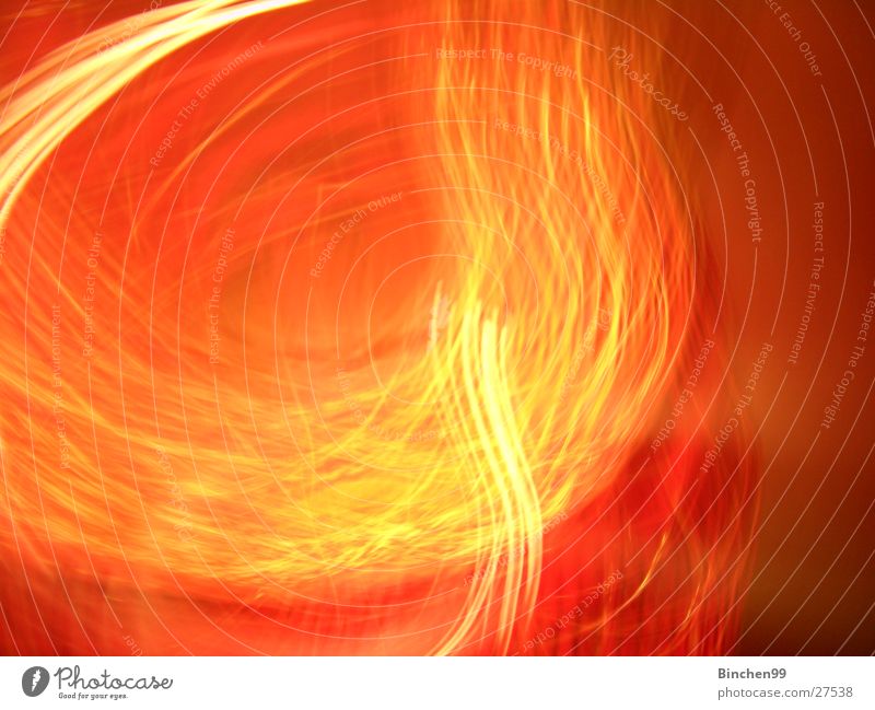 Feuerfarben rot gelb Langzeitbelichtung Hintergrundbild orange