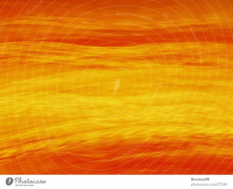 Gelb/Orange 2 gelb Wellen Hintergrundbild quer horizontal Langzeitbelichtung orange Linie
