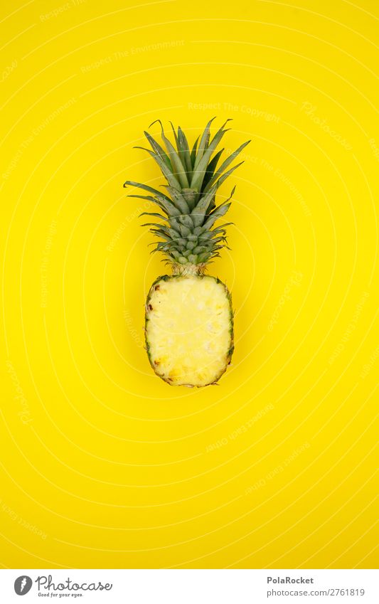#A# AnanasGelb Lebensmittel Frucht Dessert Ernährung ästhetisch Ananasblätter Ananasplantage gelb Südfrüchte exotisch Vitamin vitaminreich Saft saftig Farbfoto