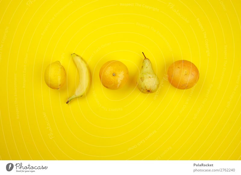 #A# Obst-Gelb Kunst ästhetisch Frucht Obstgarten Obstkorb Obst- oder Gemüsestand Obstschale Obstladen Vitamin vitaminreich Vitamin C gelb Farbfoto mehrfarbig