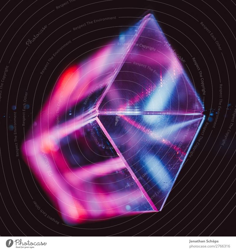 Prisma Laser Sciencefiction Hintergrund Außerirdischer Computer Dreieck Urelemente Teile u. Stücke Glas Hintergrundbild Informationstechnologie
