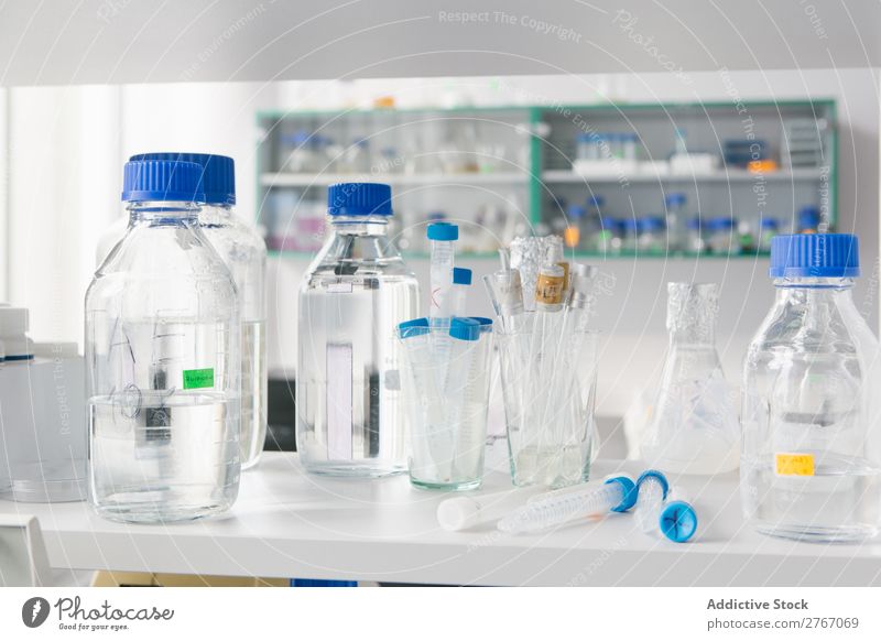 Laborglasflaschen Flasche Container Glas Medikament Hintergrundbild blanko Kanister Mütze Sauberkeit Nahaufnahme Rauschmittel ausleeren Gesundheit Deckel