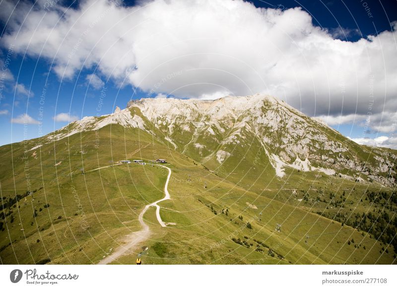Latemar Südtirol Ferien & Urlaub & Reisen Tourismus Ausflug Abenteuer Ferne Freiheit Expedition Sommer Sommerurlaub Berge u. Gebirge wandern Italien Alpen