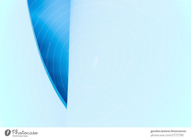 Abstrakt High-Tech Menschenleer Glas blaue Klinge beobachten kalt nachhaltig türkis weiß Coolness Reinheit Respekt Farbfoto Studioaufnahme Experiment abstrakt