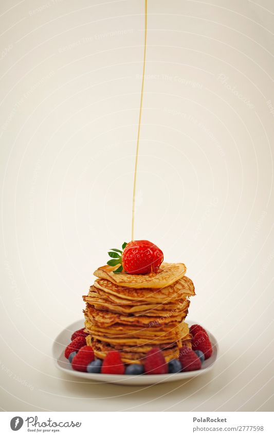 #A# MorgenGruß Kunst ästhetisch Pancake Rocks lecker Frühstück Frühstückstisch Frühstückspause Dessert Dessertteller Ahornsirup Farbfoto mehrfarbig