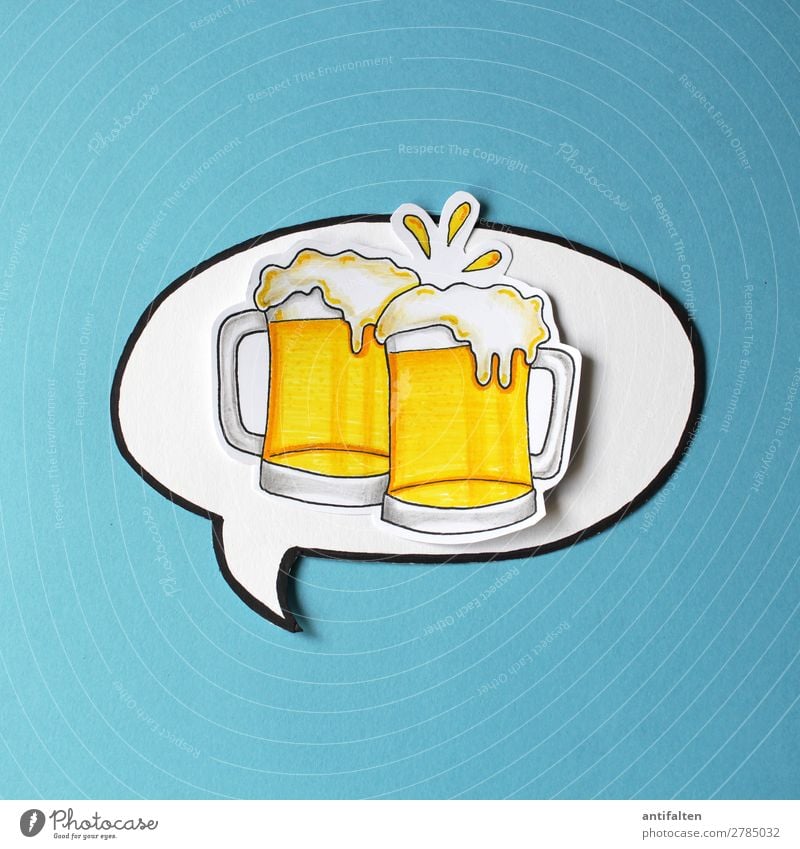 Bier her, Bier her... Getränk trinken Alkohol Bierkrug Lifestyle Design Freude Freizeit & Hobby Basteln zeichnen Grafik u. Illustration Ferien & Urlaub & Reisen