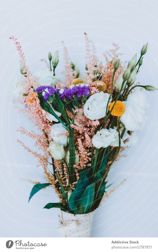 Blumenstrauß aus frischen Blumen Valentinsgruß Hochzeit hochzeitlich Haufen aromatisch schön Pflanze geblümt Dekoration & Verzierung Blüte natürlich romantisch