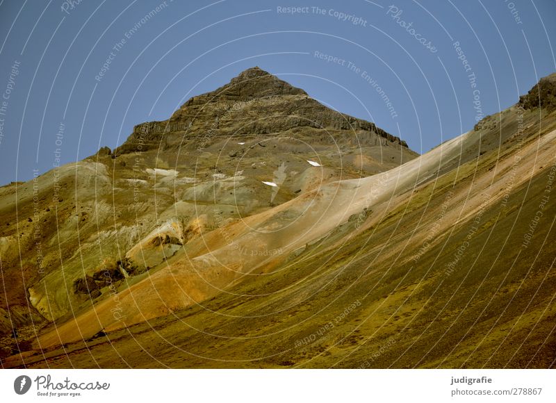 Island Umwelt Natur Landschaft Urelemente Erde Himmel Felsen Berge u. Gebirge Spitze Farbfoto Außenaufnahme Menschenleer