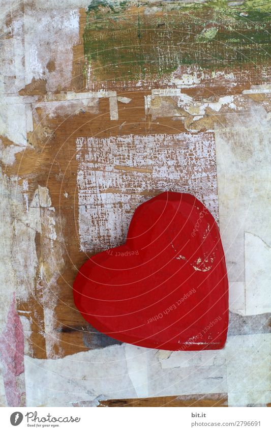 Firlefanz l Kunst der Liebe Dekoration & Verzierung Kitsch Krimskrams Zeichen Herz Gefühle Glück Zufriedenheit Lebensfreude Verliebtheit Treue Romantik Holz