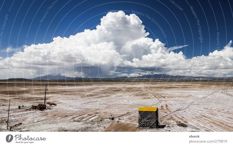 Altiplano Umwelt Natur Landschaft Urelemente Erde Sand Luft Himmel Wolken Gewitterwolken Sonne Klima Wetter Schönes Wetter schlechtes Wetter Sturm Wüste wandern