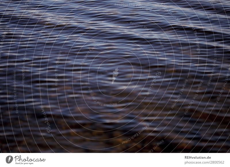 wasser mit leichten wellen Wasser Wellen Oberfläche See Gewässer nass frisch kalt tief Hintergrund Hintergrundbild blau Reflexion & Spiegelung ruhig