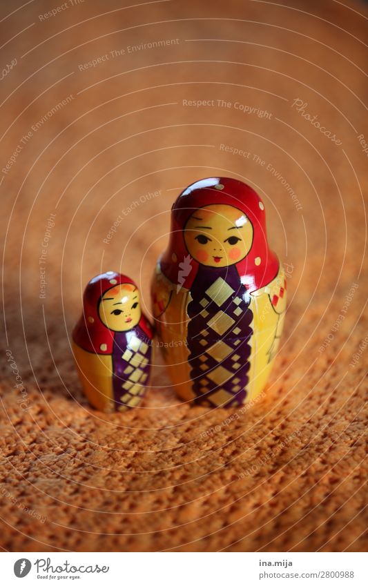 Matroschka Kindererziehung Mensch Kleinkind Mädchen Mutter Erwachsene Familie & Verwandtschaft Kindheit Leben 2 Spielzeug Puppe Dekoration & Verzierung Souvenir