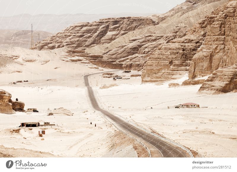 Zu heiß, um wahr zu sein Ferien & Urlaub & Reisen Tourismus Abenteuer Ferne Safari Berge u. Gebirge Sand Klima Schönes Wetter Wärme Dürre Felsen Wüste Ägypten