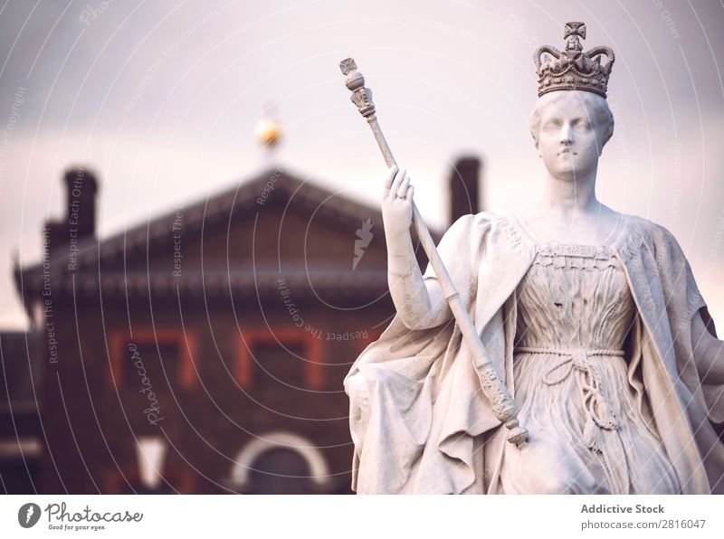 Königin Victoria Statue London Palast Königlich England Tor historisch Dekoration & Verzierung Kunst Denkmal Ferien & Urlaub & Reisen Tourismus Stadt