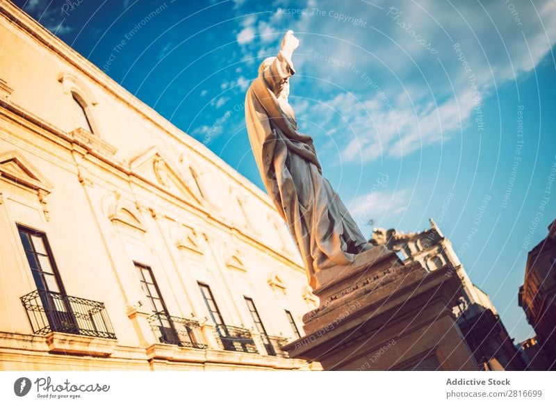 Detailansicht von Syrakus, Sizilien, Italien siracusa Italienisch Skulptur Archäologie Architektur Griechen monumental Tourismus künstlerisch Stil Sizilianer