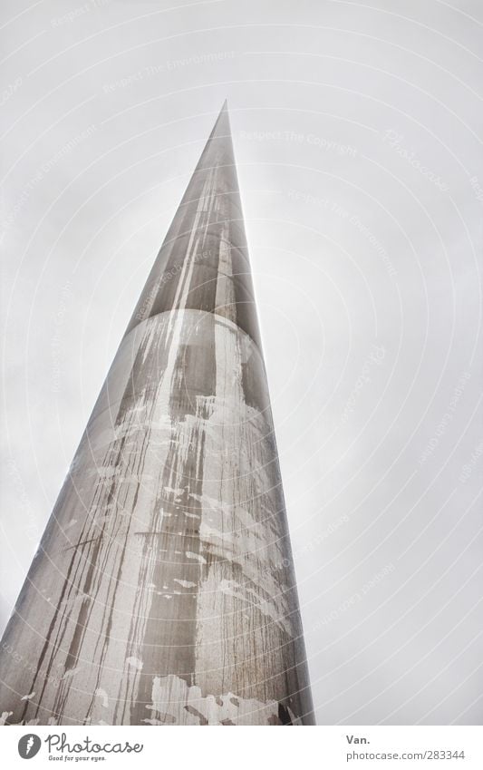 [Spire]lli Dublin Turm Bauwerk Architektur Sehenswürdigkeit Wahrzeichen Denkmal Stahl hoch Spitze grau Farbfoto Gedeckte Farben Außenaufnahme Menschenleer