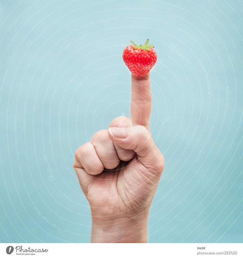 Starberry Lebensmittel Frucht Dessert Frühstück Bioprodukte Vegetarische Ernährung Fingerfood Haut Arme Hand Zeichen Kommunizieren Coolness einfach hell trendy