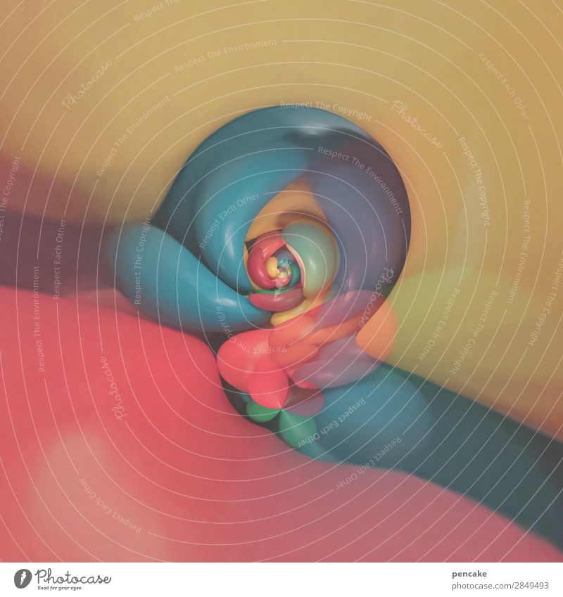 gedankenspiele | brainstorm Ornament ästhetisch Gehirn u. Nerven mehrfarbig durcheinander tief Innerhalb (Position) Farbfoto Experiment abstrakt Muster