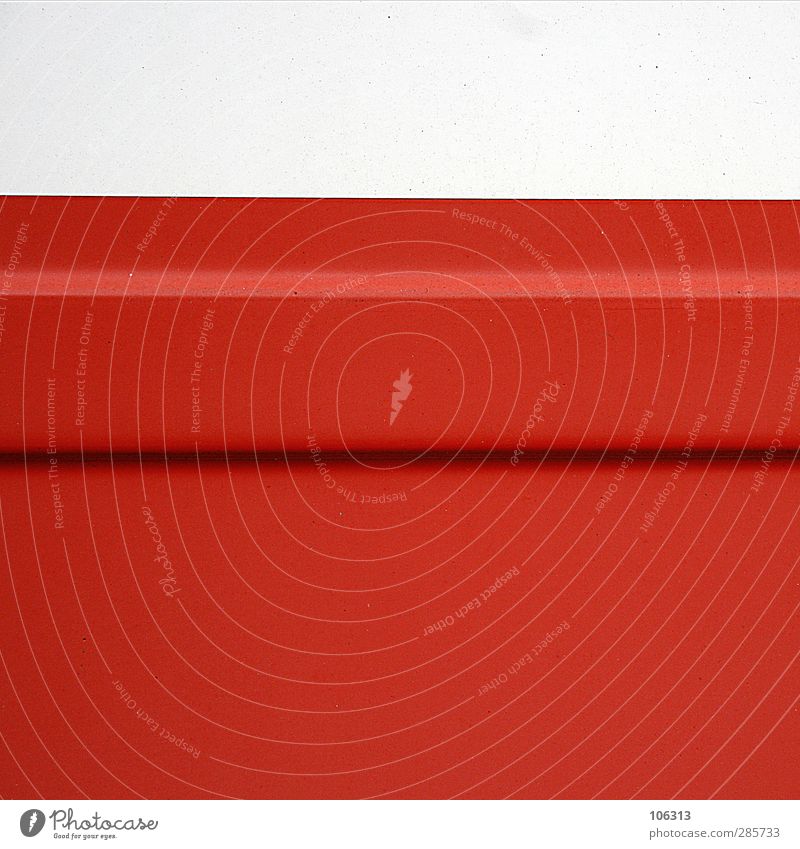 6 6 6 Sammlerstück rot weiß Freiraum Schatten graphisch Linie rot-weiß Schranke Signal Farbfoto