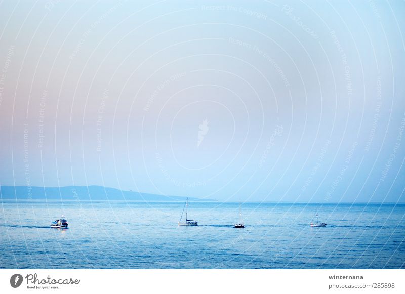 Sozopolmeer von Bulgarien Wasser Himmel Sommer Schwarzes Meer Optimismus Warmherzigkeit Romantik Zukunft Farbfoto Dämmerung