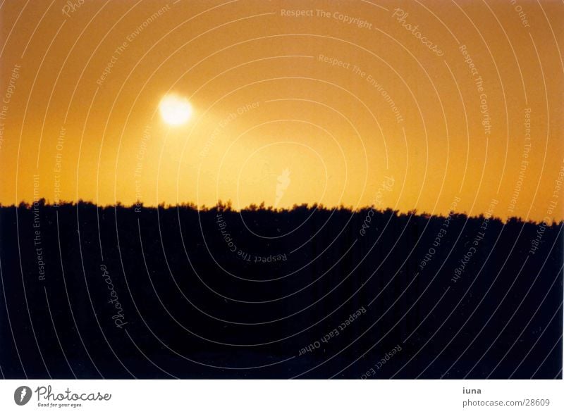 Sonnenuntergang Kroatien Horizont Ferien & Urlaub & Reisen Physik Romantik Meer Abenddämmerung Stimmung Himmel orange Wärme Landschaft