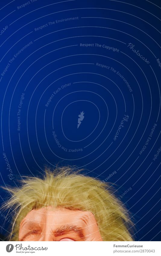 Hairstyle of a well-known politician 1 Mensch Politik & Staat Trump Donald Donald Trump Präsident USA Haare & Frisuren markant blond Stirn Farbfoto