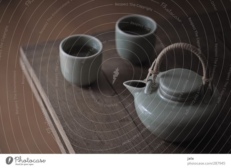 tee Getränk Heißgetränk Tee Tasse Teekanne ästhetisch exotisch Zusammensein Steingut Porzellan Asien Farbfoto Innenaufnahme Menschenleer Tag