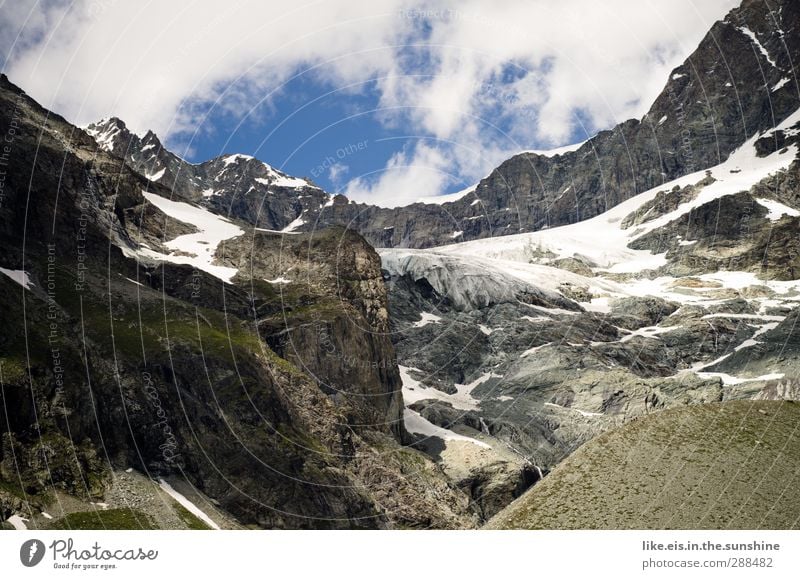 kinder,früher war da ein gletscher Umwelt Natur Landschaft Urelemente Klima Klimawandel Schönes Wetter Eis Frost Schnee Dürre Alpen Berge u. Gebirge Gipfel