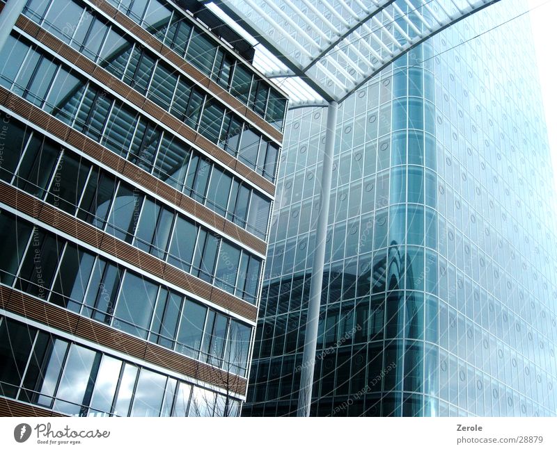 Hochhäuser Hochhaus Reflexion & Spiegelung neu Perspektive Glas Anschnitt