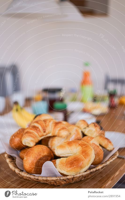 #S# Good Morning Lebensmittel Frühstück Glück Brötchen Croissant Frühstückstisch genießen Vorbereitung Überraschung Liebe Handwerk Familie & Verwandtschaft