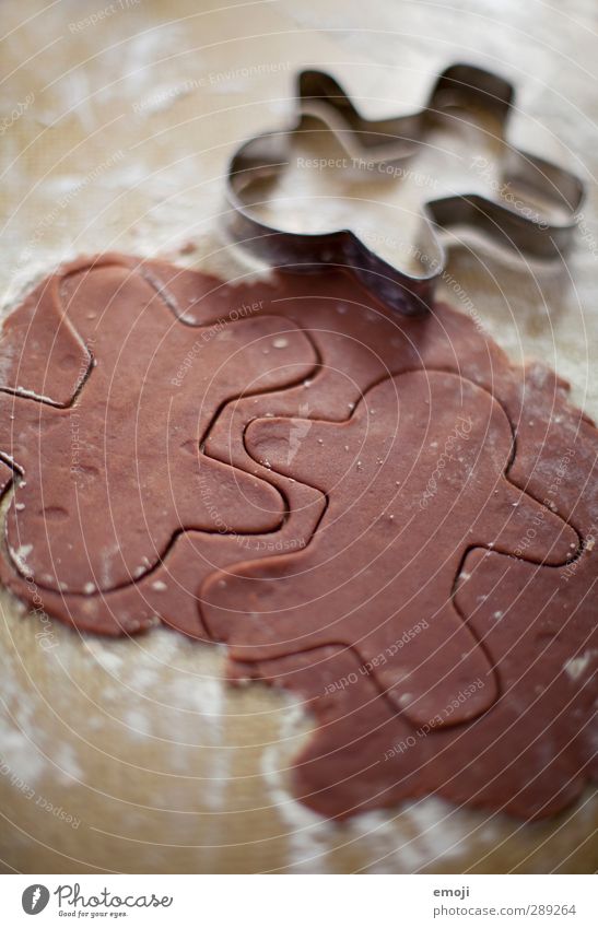 das erste unszenierte making of Lebensmittel Teigwaren Backwaren Dessert Keks Ernährung lecker süß Strukturen & Formen Weihnachten & Advent Farbfoto