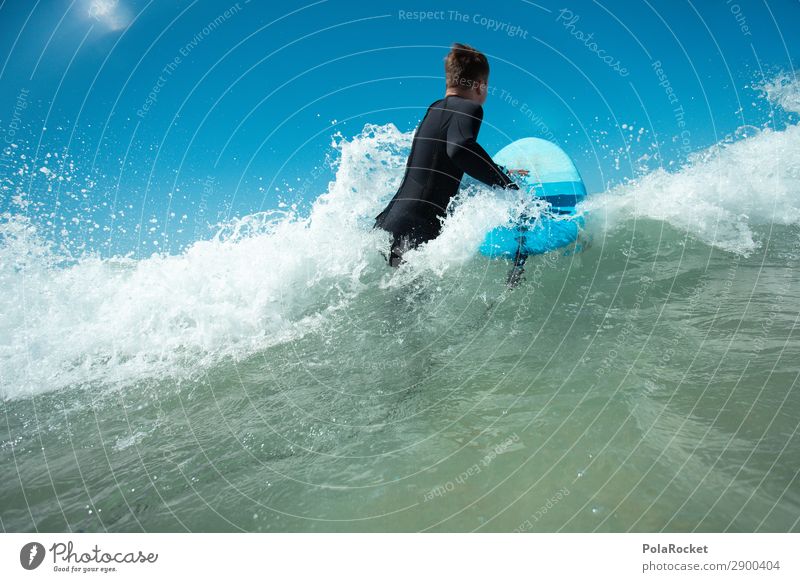 #AE# Feeling It Kunst ästhetisch Surfen Surfer Surfbrett Surfschule Wassersport Meer blau Wellengang maskulin Farbfoto mehrfarbig Außenaufnahme Detailaufnahme